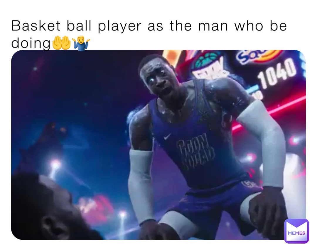Basket ball player as the man who be doing🤲🤷‍♂️