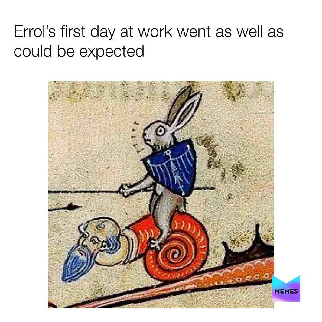 Fake it till you make it  #newjob  #medieval