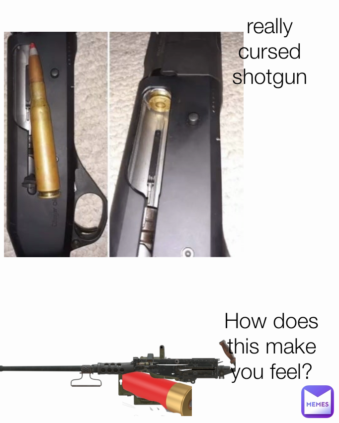 How does this make you feel? really cursed shotgun