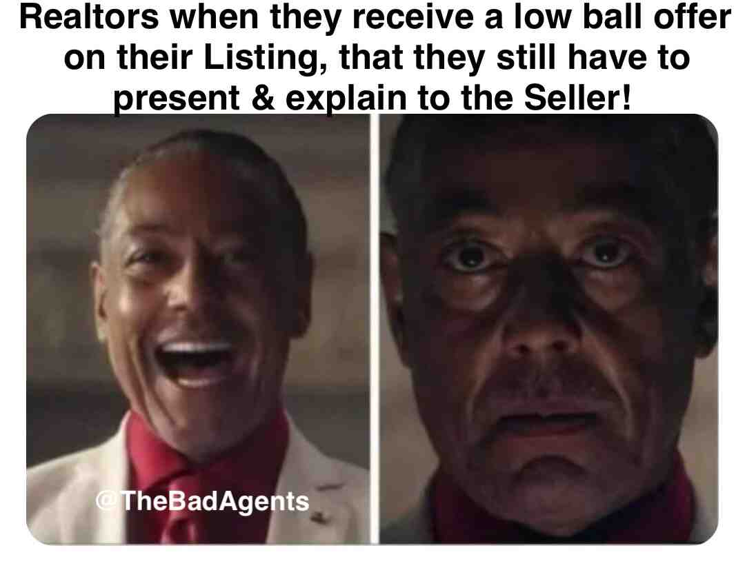 Dear Seller, I’m just doing my job… please don’t kill the messenger🫣😩 #realestate #realtor #realtorlife #realestatememes #thebadagents #realestatehumor