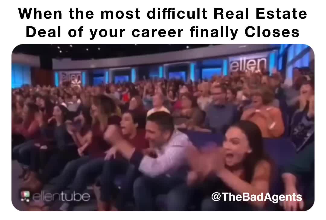 Done Deal ☑️ ✅   #realestate  #realtor  #realtorlife  #thebadagents  #realestatememes  #realestatehumor