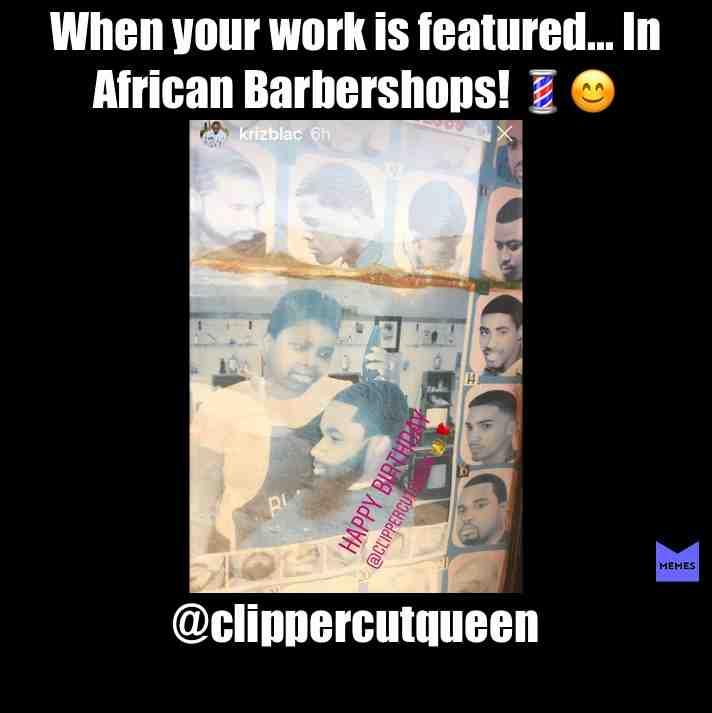 #CutByTheQueen   #Billionaire  #ClipperCutQueen  #Entrepreneur  #BarbershopConnect  #blogger  #Natural  #entertainment   #MensGrooming   #hair  #BlackBusiness  #grooming   #Travel  #barber  #blessed  #BlackWealth  #style   #fashion  #BarberLife  #Haircuts   #RoyalBlaque  #BlackMenHairstyles     #BarberGang   #IAmRoyalty  #BarberLove   #Atlanta  #TheCutLife  #healthylifestyle   #Inspiration