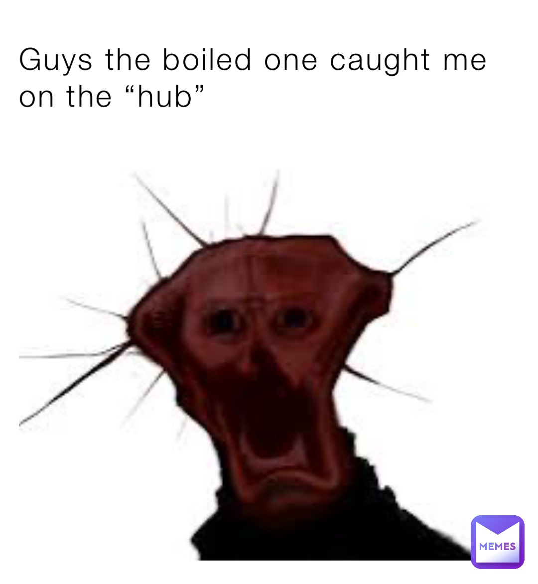 Guys the boiled one caught me on the “hub”