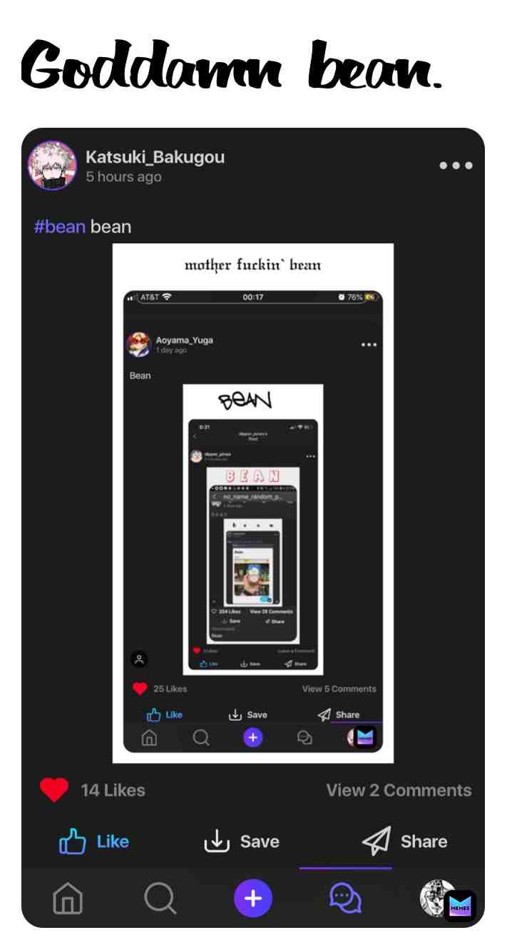#bean fucking bean.
