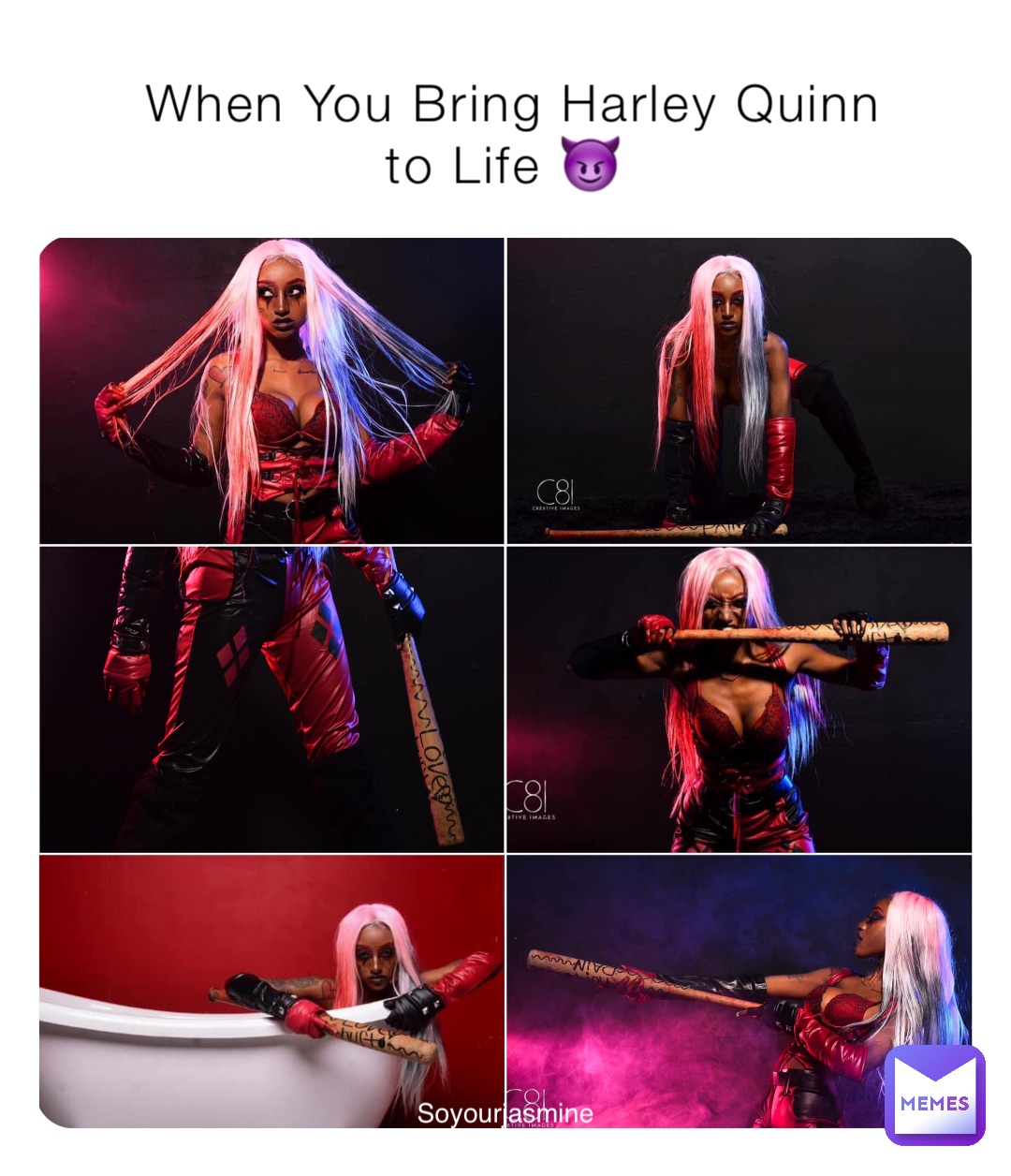 When You Bring Harley Quinn to Life 😈 Soyourjasmine