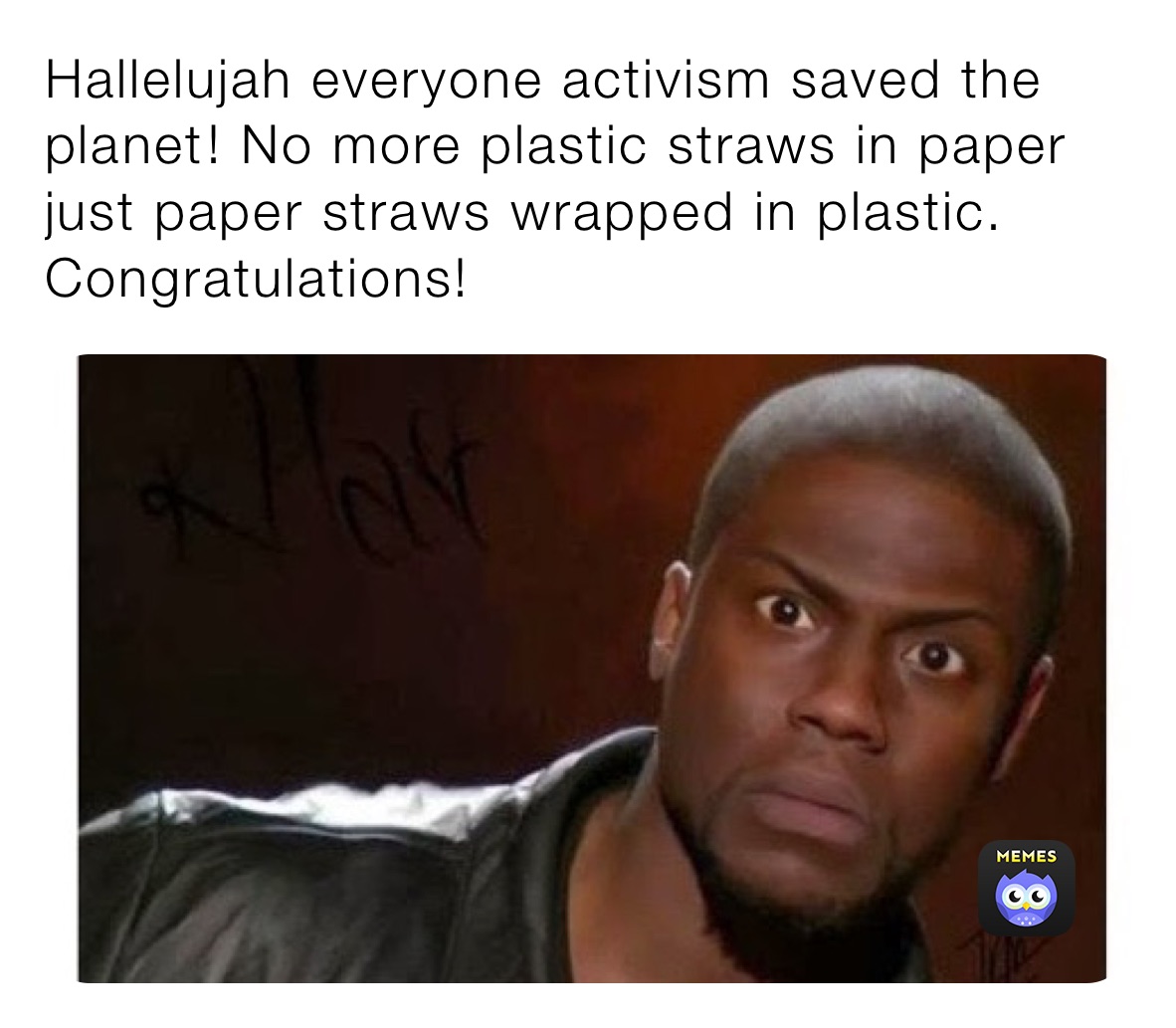 Hallelujah everyone activism saved the planet￼! No more plastic straws in paper￼ just paper straws wrapped in plastic. Congratulations! 