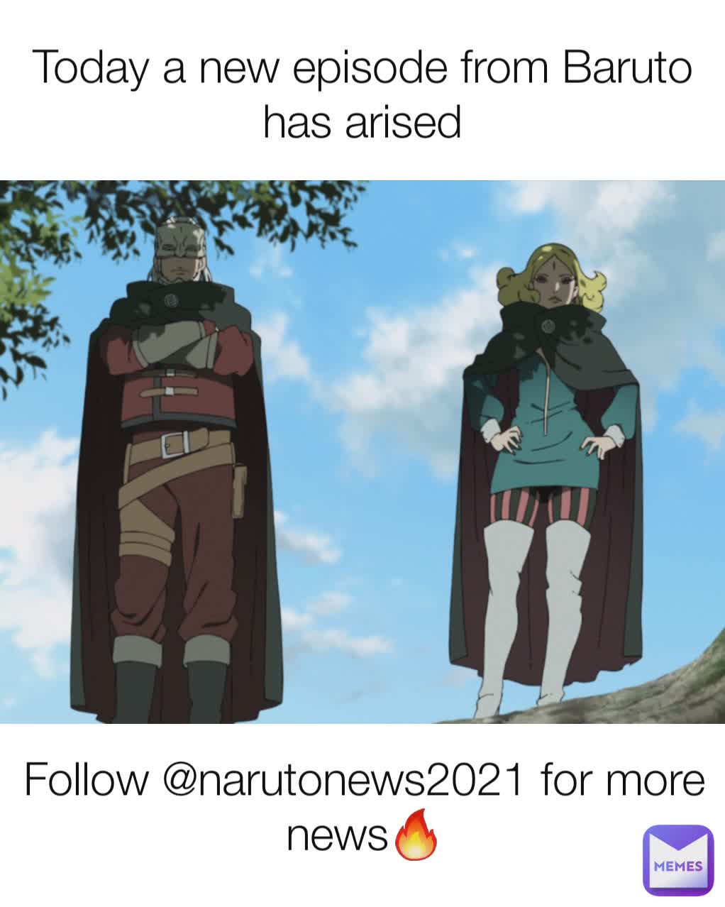 Today a new episode from Baruto has arised Follow @narutonews2021 for more news🔥