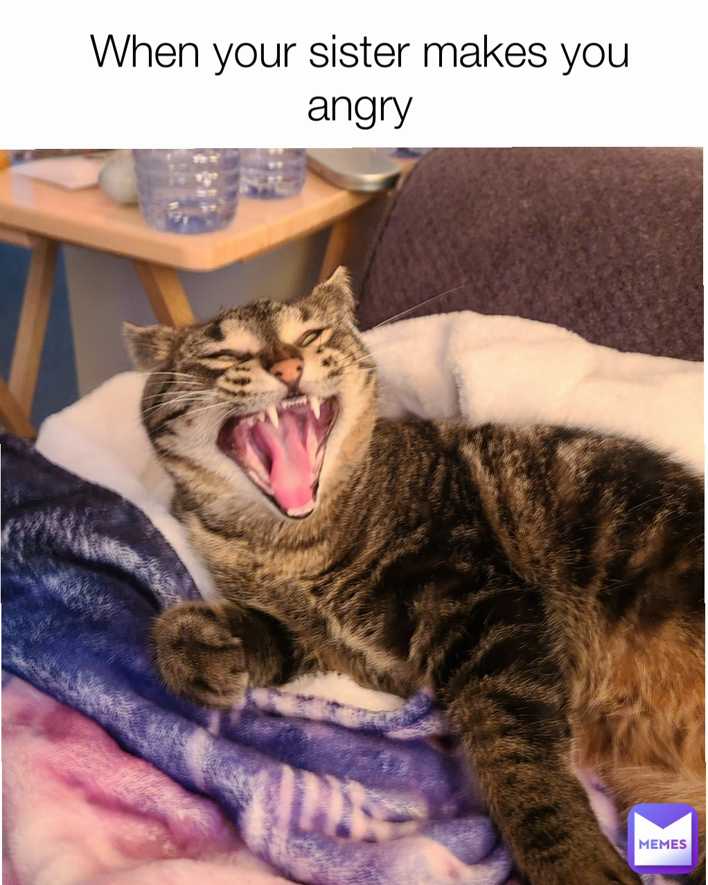 When your sister makes you angry