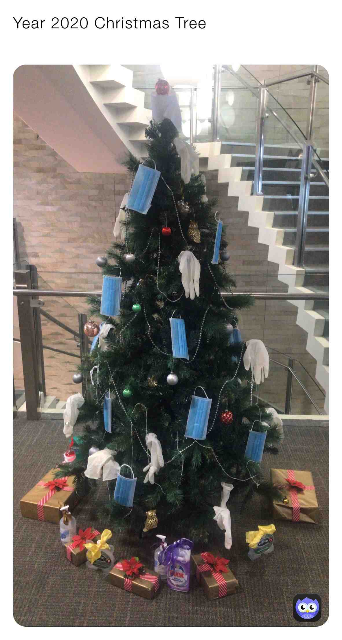 My library did a Covid Xmas tree. Merry Christmas in advance guys!