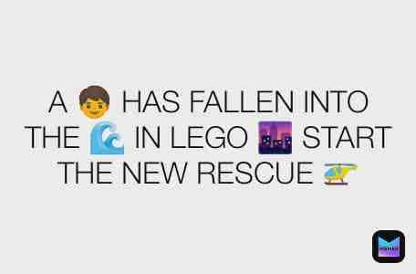A 🧒 HAS FALLEN INTO THE 🌊 IN LEGO 🌆 START THE NEW RESCUE 🚁