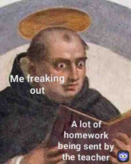 They keep sending me it and expect me to send it every hour, like- #onlineschoolmemes #shitpost
