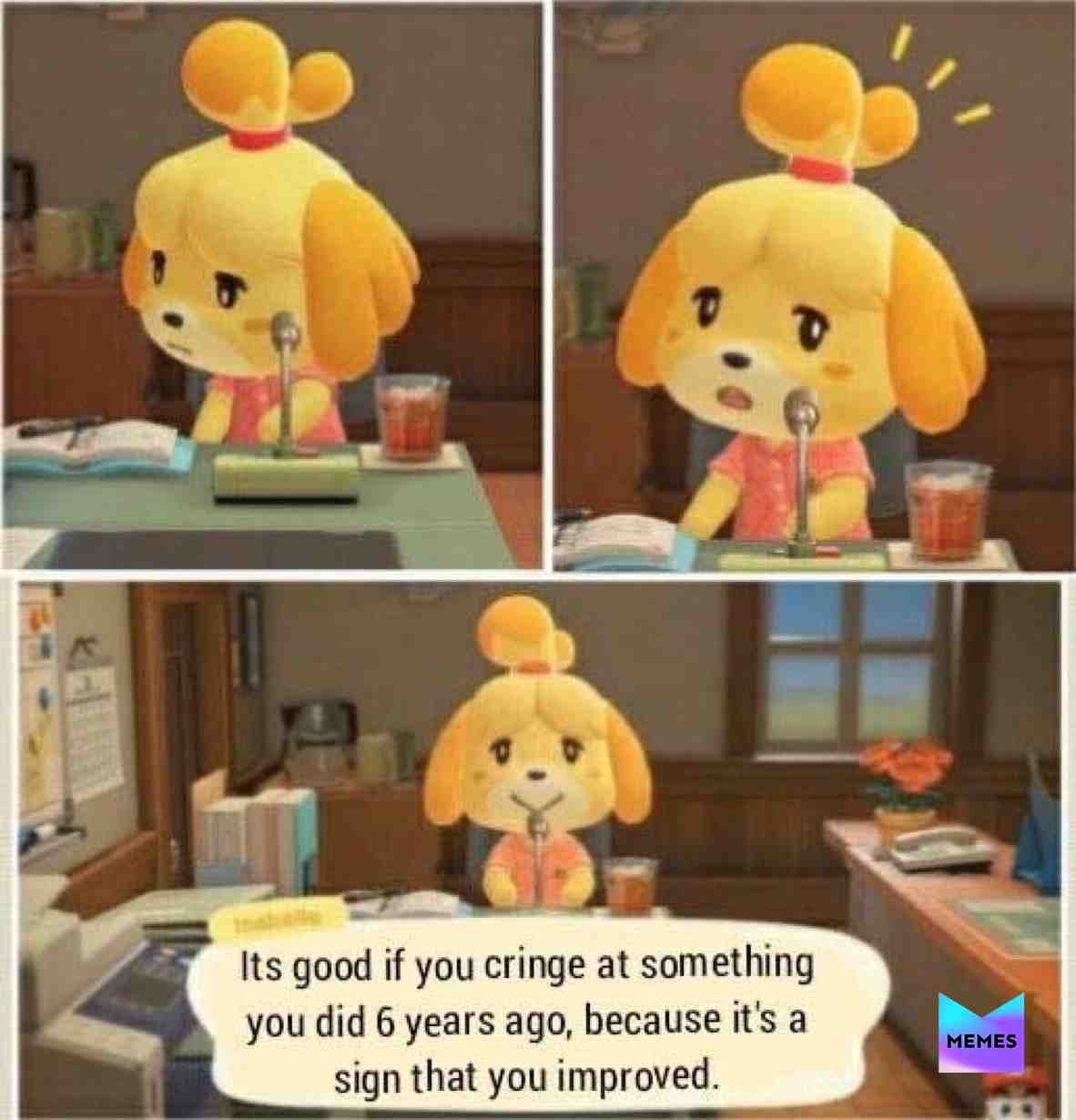 Mad facts from Isabelle  #animalcrossing  #isabelle  #smashultimatememes  #memes  #cute  #cringe  #innocent  #positivevibes  #news