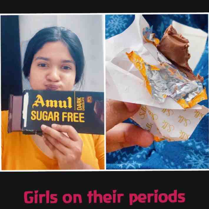 Girls during their periods 🩸  #periods  #memes  #memesdaily  #girls  #badass  #amul_chocolate  #dairymilk  #cadbury  #girl  #menustration  #feminism