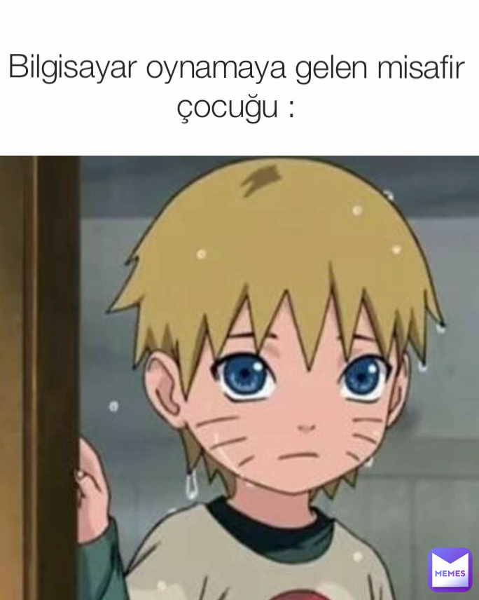 Bilgisayar oynamaya gelen misafir çocuğu :
