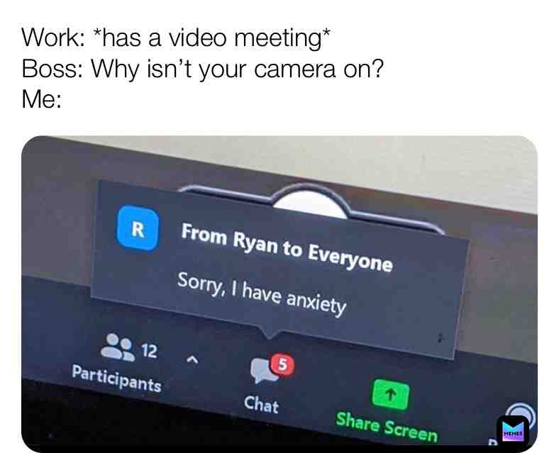 That feeling when... #workfromhome #zoommeeting #nopants #leavemealone #videochat #nothanks