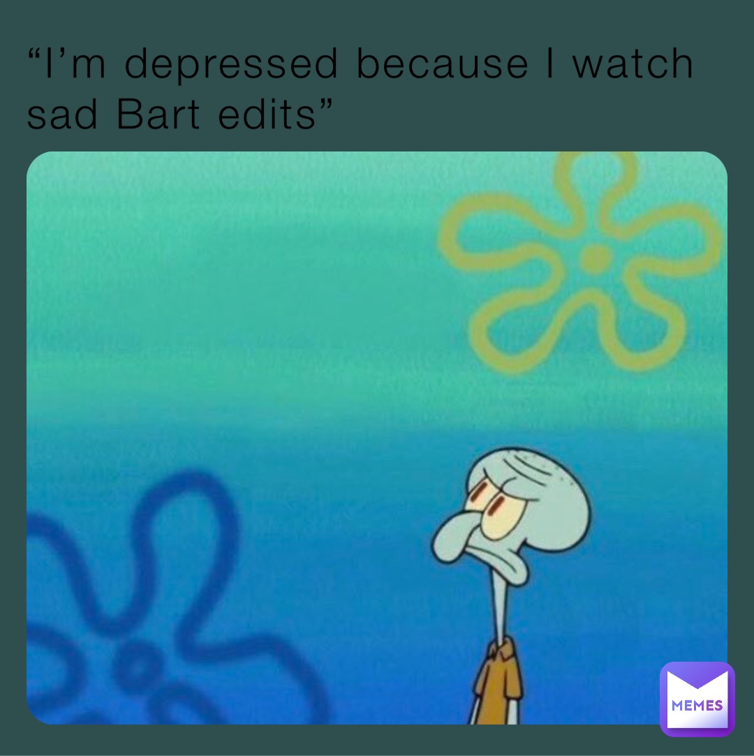 bart sad meme