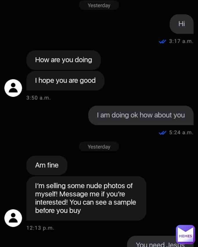 This is not ok..... and I am going to make a new profile I will let you now when I will