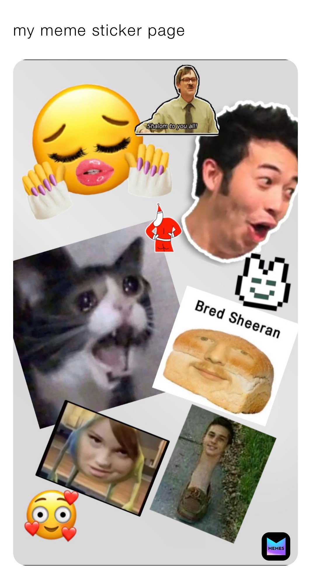 my meme sticker page