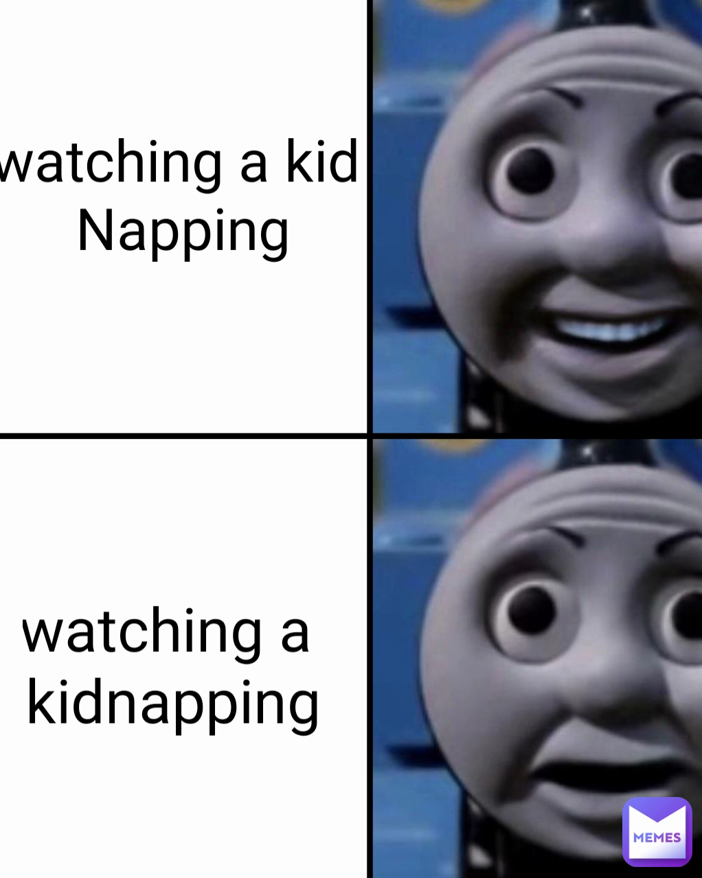 watching a kid 
Napping watching a 
kidnapping