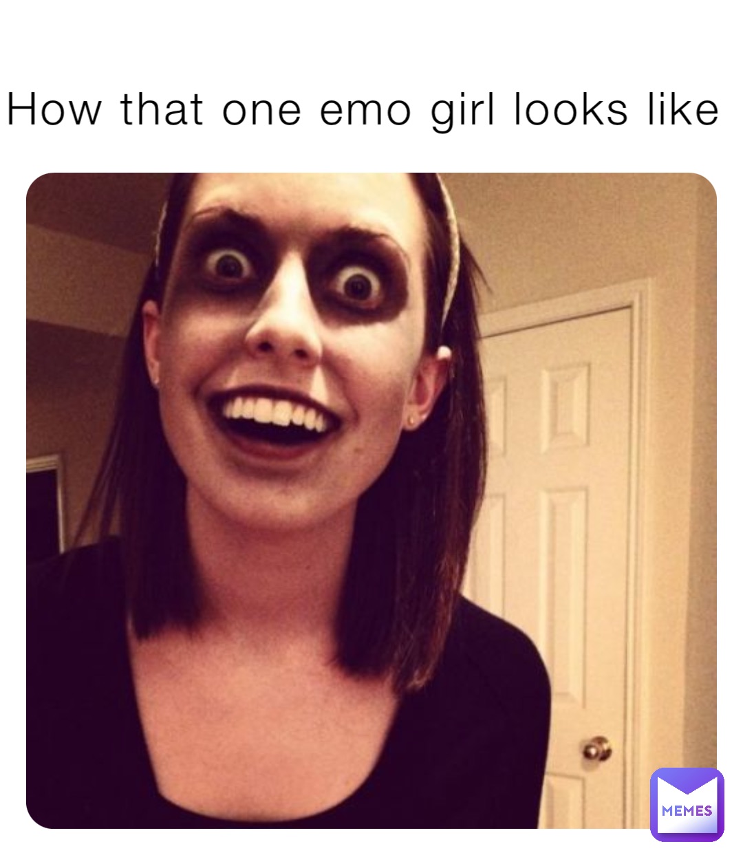 How that one emo girl looks like