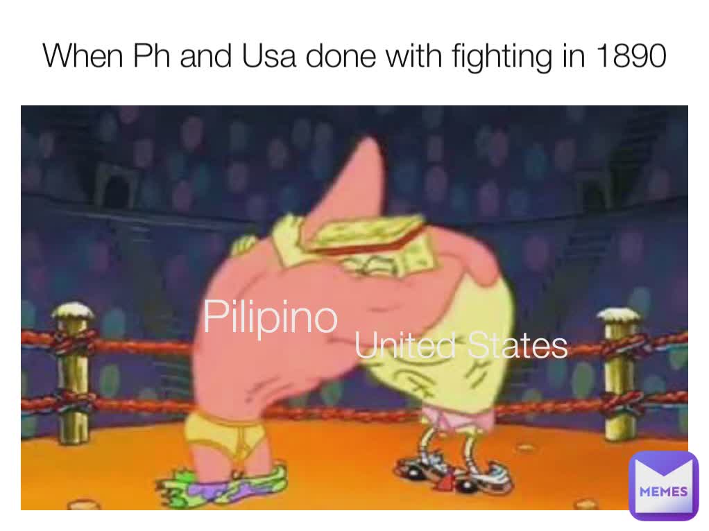 When Ph and Usa done with fighting in 1890 Pilipino  United States 