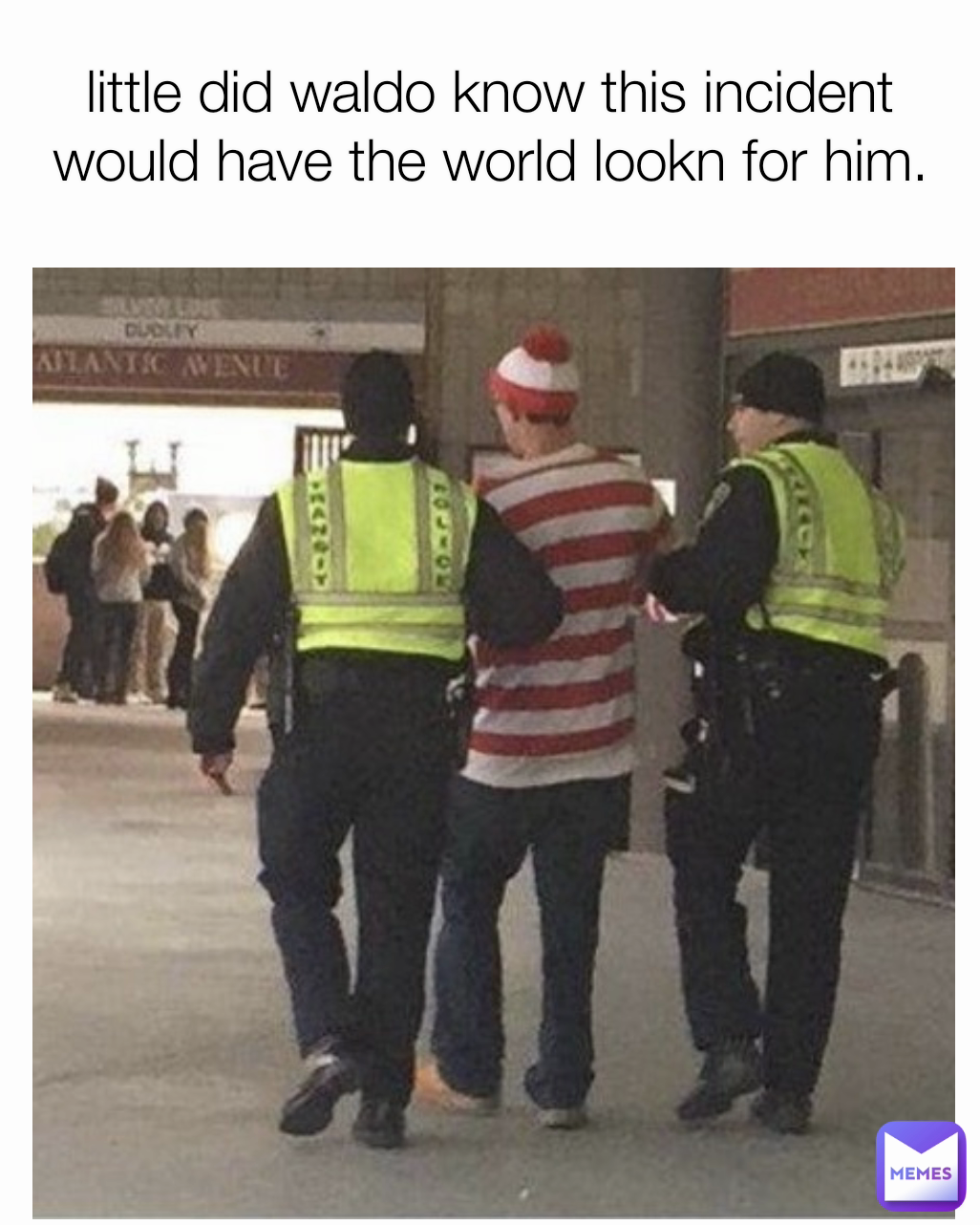 little did waldo know this incident would have the world lookn for him.