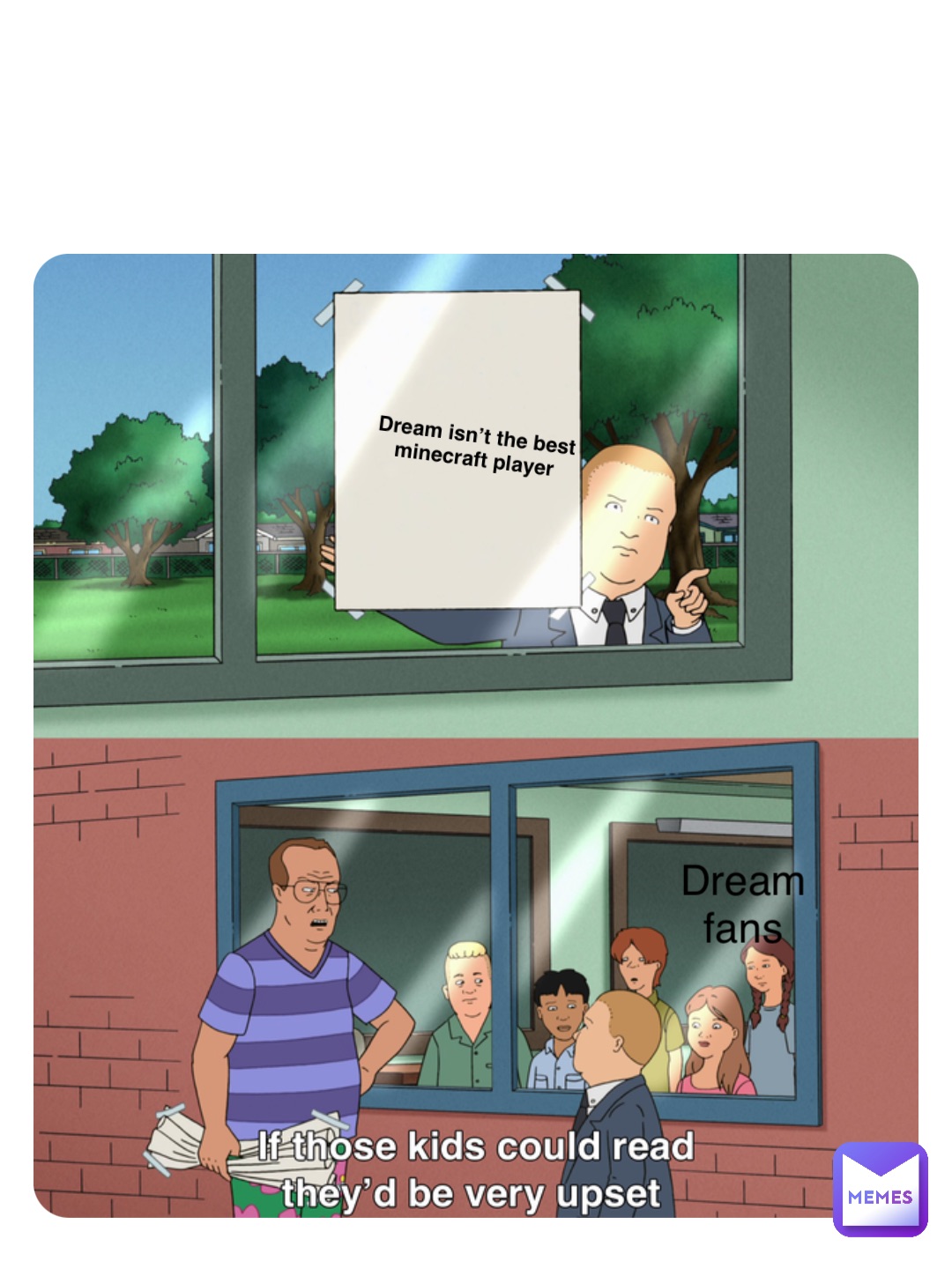 Double tap to edit Dream isn’t the best minecraft player Dream fans