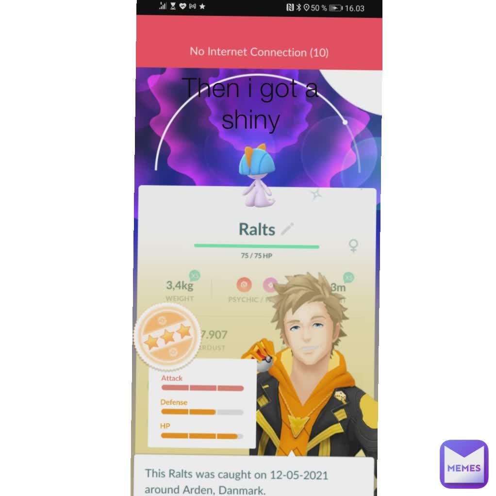 Then my cat sleep...  Then i got a shiny