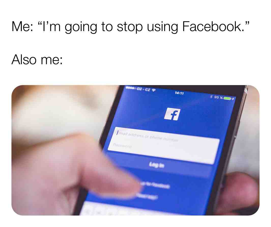 #WeAllDoIt #CantStopWontStop #FacebookObsessed