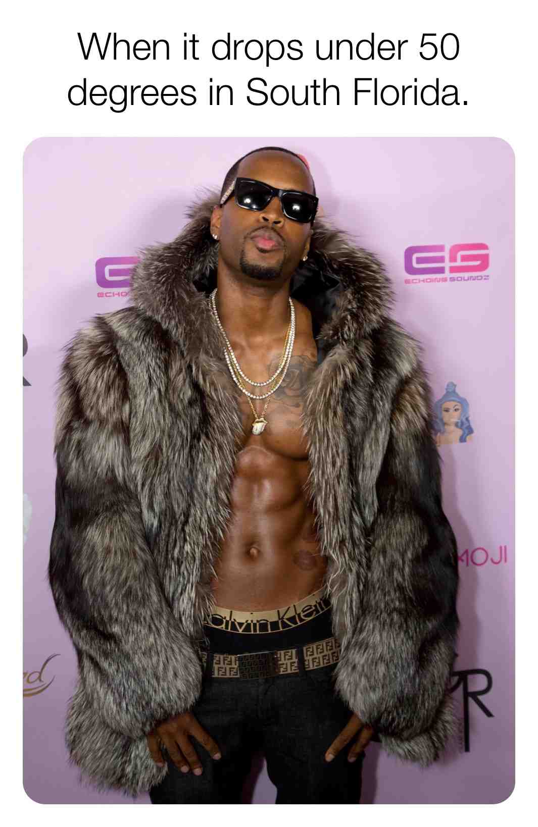 #Straight #SwagEvenInWinter #FloridaWinter #DripBecomesIce #ColdSwag