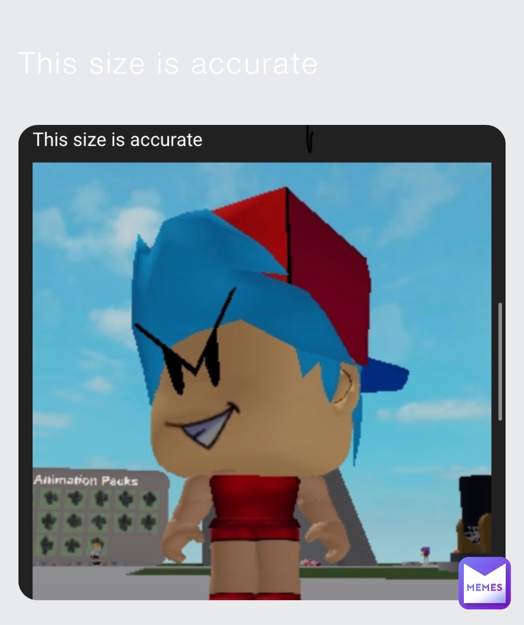 This size is accurate