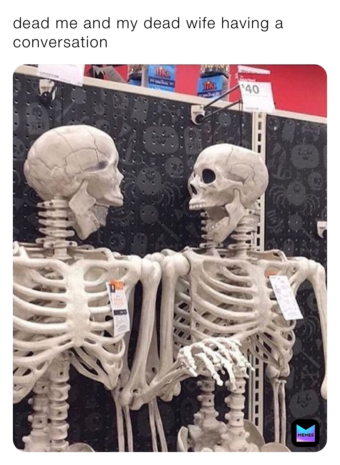 dead me and my dead wife having a conversation 