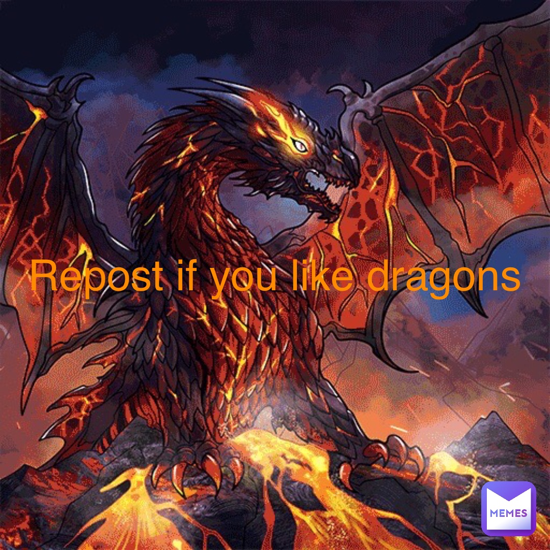 Repost if you like dragons