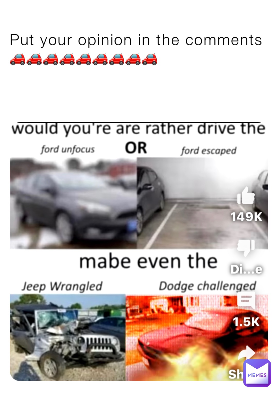 Put your opinion in the comments🚗🚗🚗🚗🚗🚗🚗🚗🚗