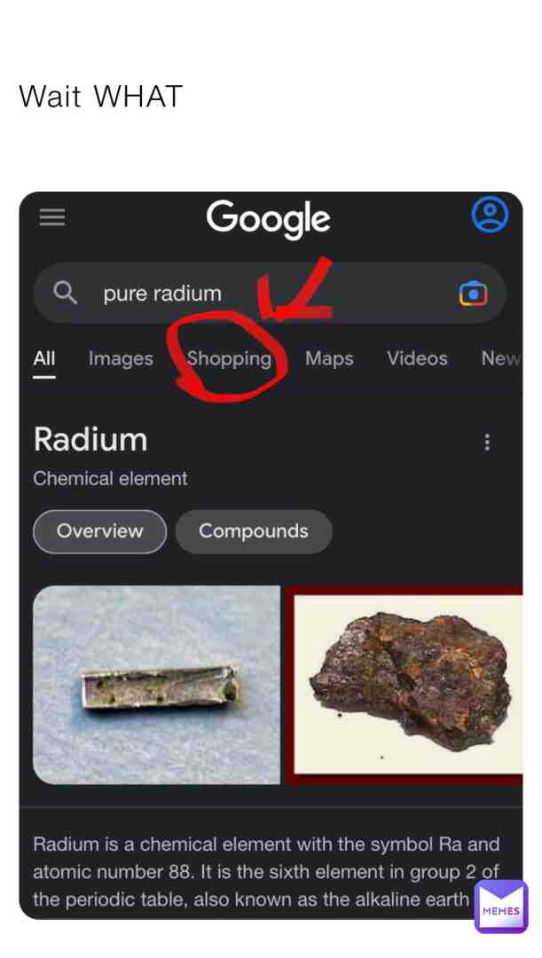 #holdup pure radium