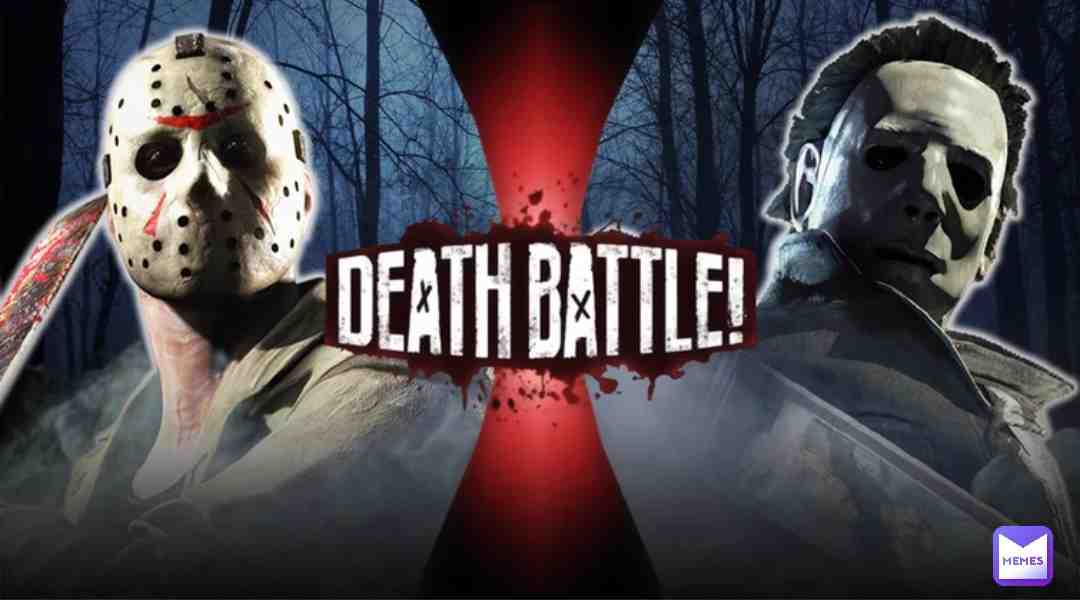 A match I’ve been waiting for so long! #deathbattle #fridaythe13th #halloween #jasonvoorhees #michealmyers #michaelmyers