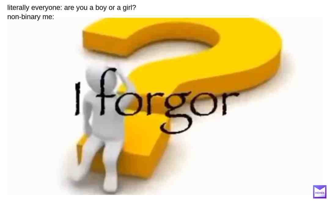 am i the only one? #nonbinary #agender #lgbtq #sad