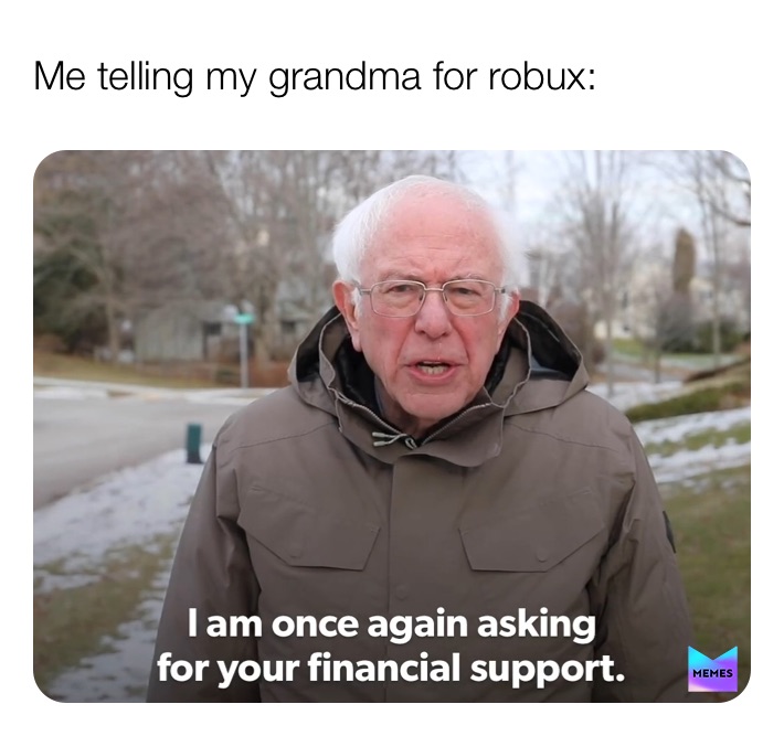 OMG 1000 Robux For Only $9.99 IDC Grandma Anymore - Imgflip