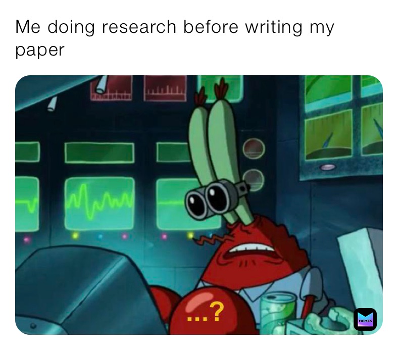 research paper due meme