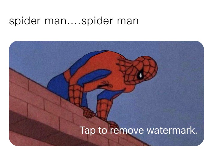 spider man....spider man
