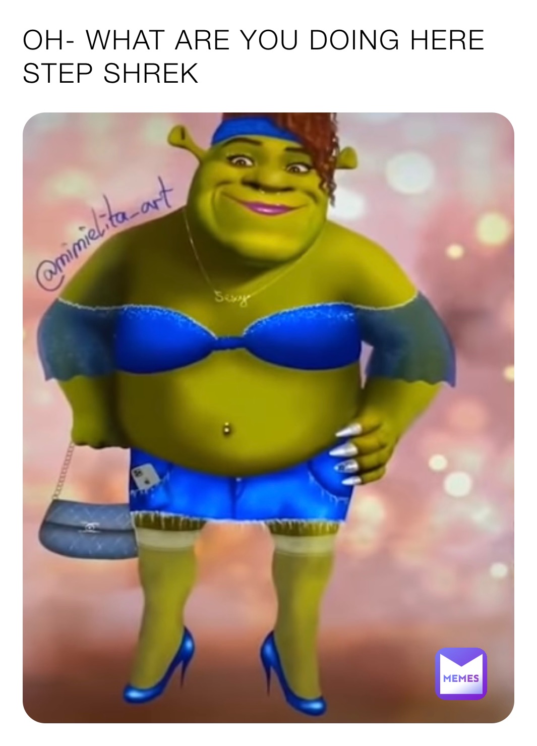 OH- WHAT ARE YOU DOING HERE STEP SHREK