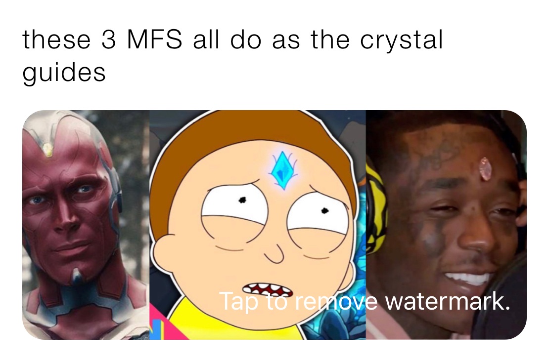 these 3 MFS all do as the crystal guides