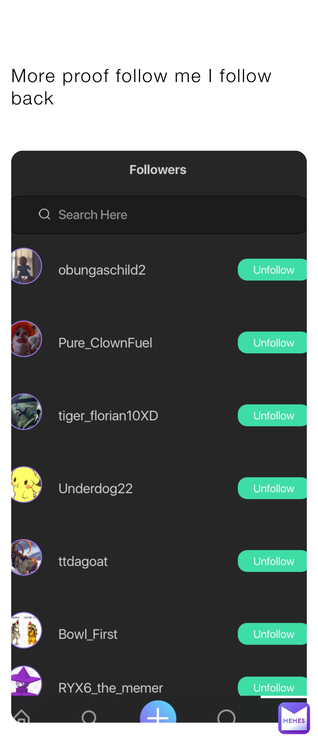 More proof follow me I follow back