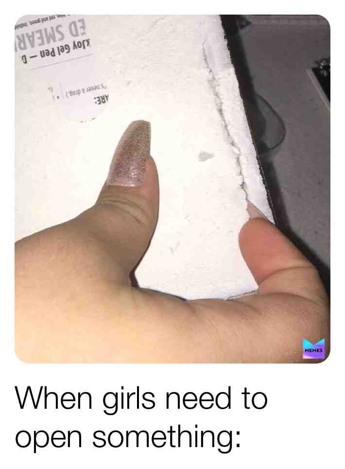 Only the ratchet girls know😜 #nails #hacks #relatable