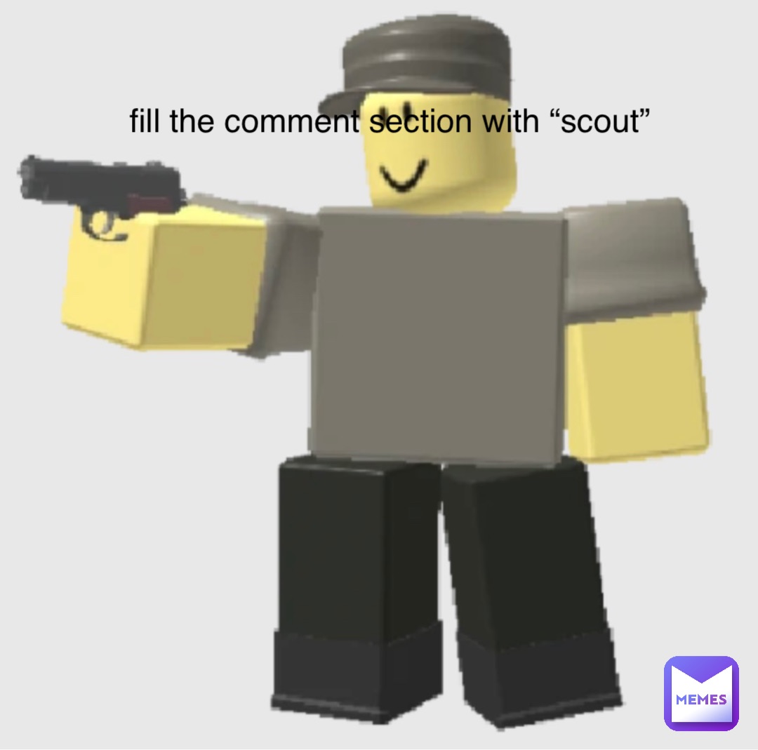 fill the comment section with “scout”