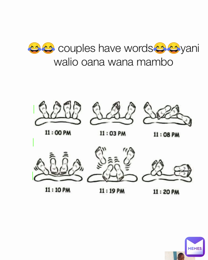 😂😂 couples have words😂😂yani walio oana wana mambo