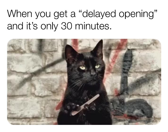 #snowday