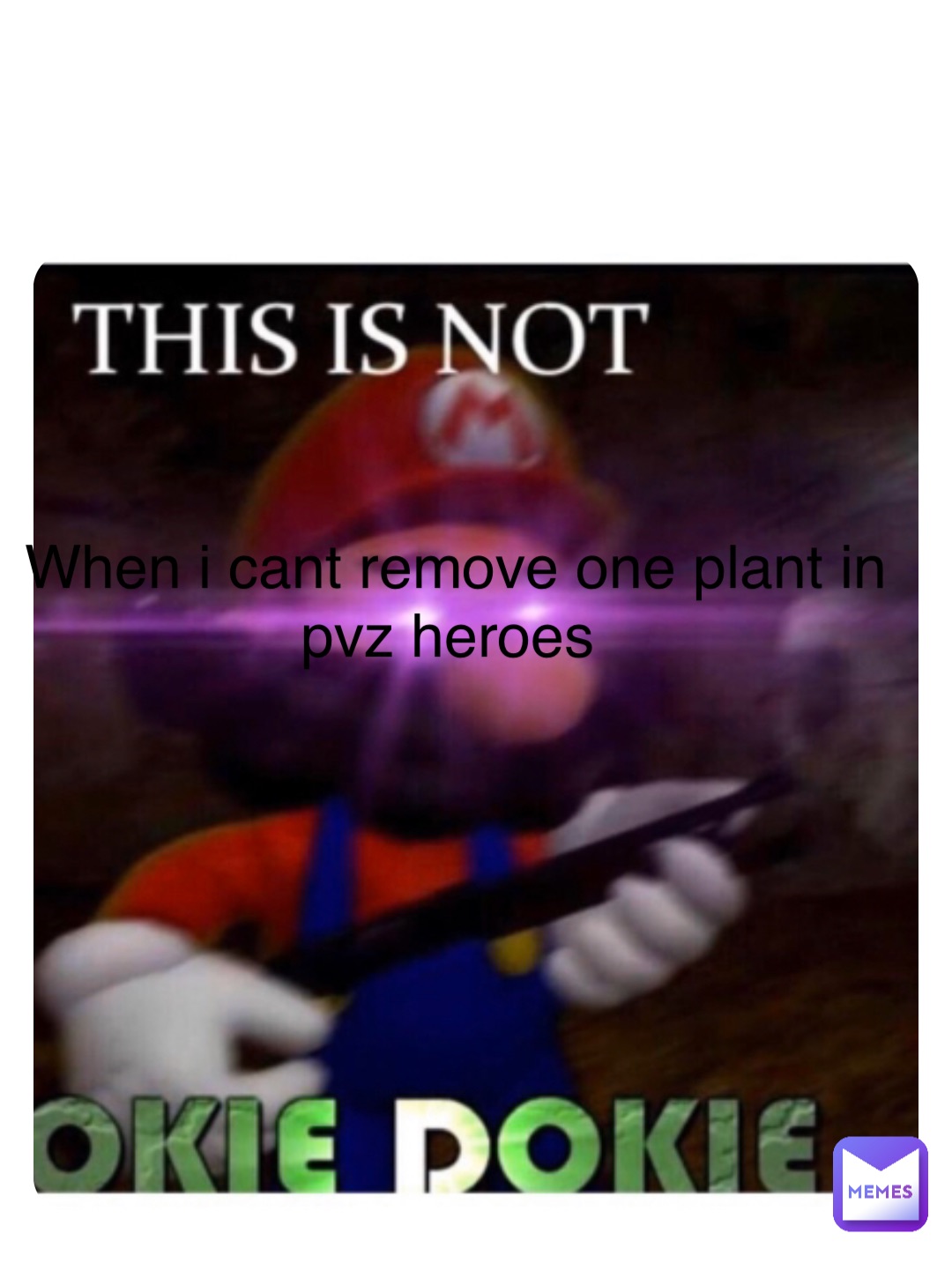 Double tap to edit When i cant remove one plant in pvz heroes