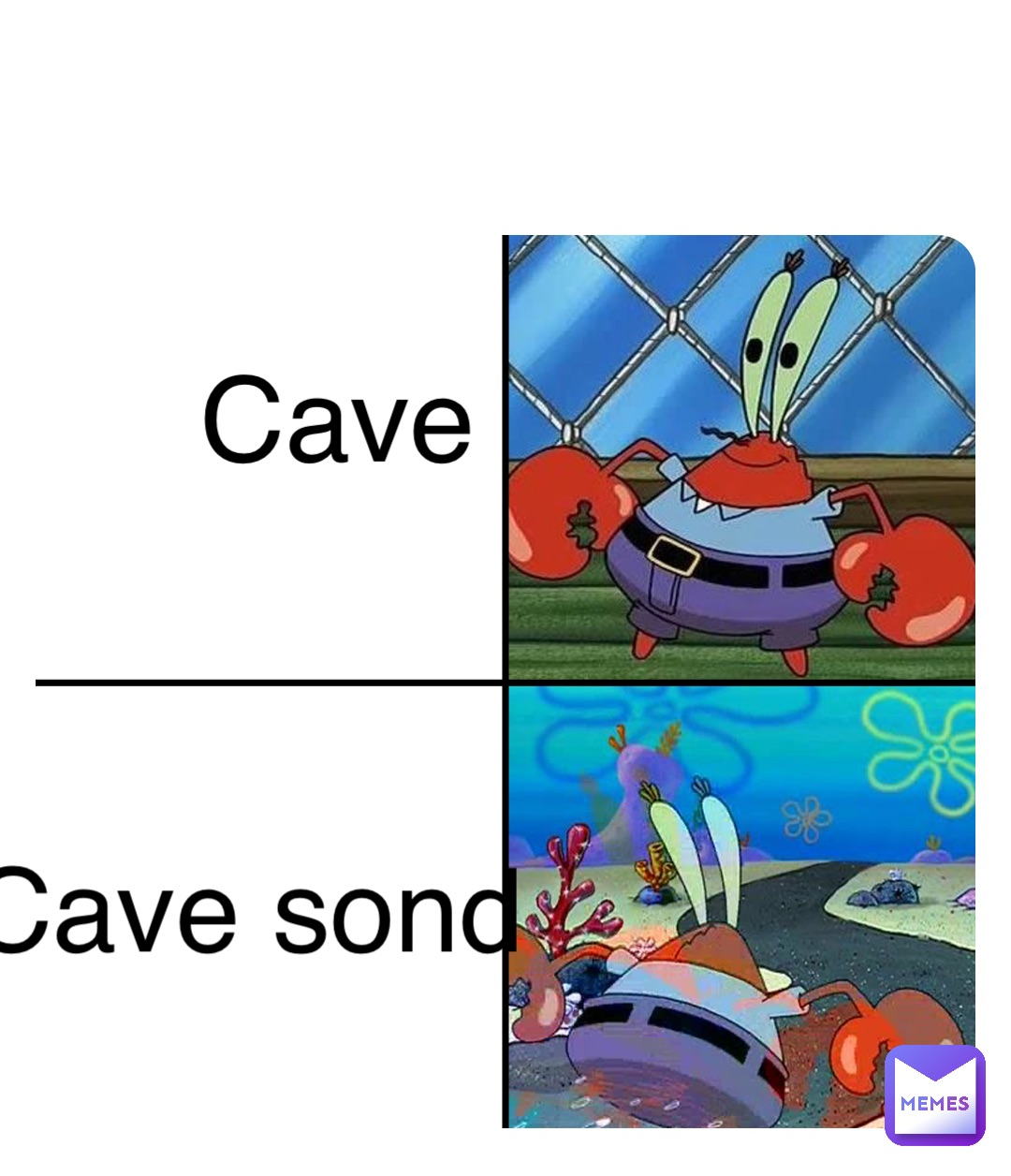 Double tap to edit Cave Cave sond