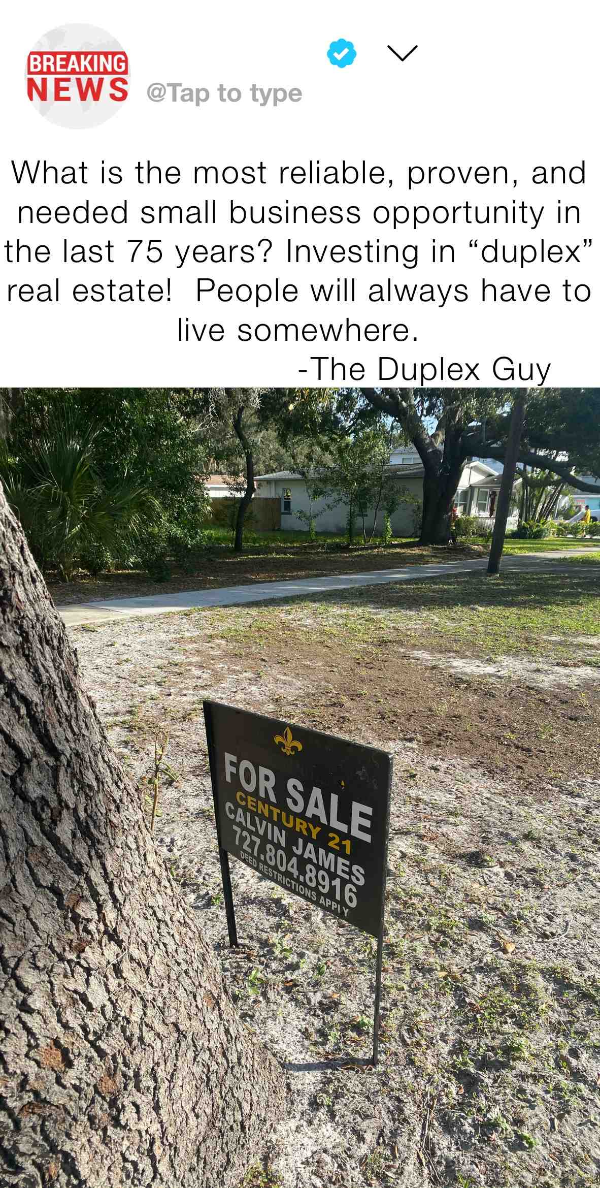  #multifamily #abundance #freedom #duplex #realestateinvesting #liveinyourhousefree
